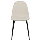 thumbnail of Conjunto de 4 sillas de comedor Napier Crema/Tela