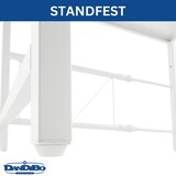 thumbnail of DanDiBo Verstellbares Mikrowellenregal Weiß 2 Stufig 40-64 cm Mikrowellen Regal 96683 Stehend Mikrowellenständer Küchenregal - Kopie