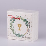 thumbnail of Airlaid Serviette Eukalyptus-Kelch, 33 x 33 cm, 50 Stück - Mank