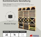 thumbnail of PROREGAL Modulares Weinregal VINCELLAR MOD | HxBxT 60x60x30cm | Kreuz Modul für 40 Flaschen | Massives Kiefernholz | Natur | Flaschenregal