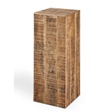 thumbnail of Blumensäule 27x27 Blumen Hocker Holz Pflanzenständer Beistelltisch quadratisch Mangoholz : Höhe 73 cm