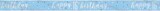 thumbnail of Banner blau & silber Zahl 16