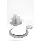thumbnail of BIASTO - Premium Filz Untersetzer - rund 10cm - Farbe: petrol-meliert (HF044). Design Glas-Untersetzer für Getränke, Tisch, Bar, Tasse, Vase