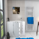 thumbnail of Sitzbadewanne Senioren Wanne Sitzwanne mit Tür S08-TH-A-L 68x110cm