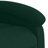 thumbnail of vidaXL Massagesessel mit Aufstehhilfe Dunkelgrün Samt