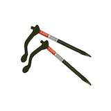 thumbnail of Chevillette de maçon, 2 pièces, noir, 200 mm