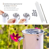 thumbnail of Spendendose mit Griff, HMF 45000-07, 14,5 x 8 cm, Lichtgrau