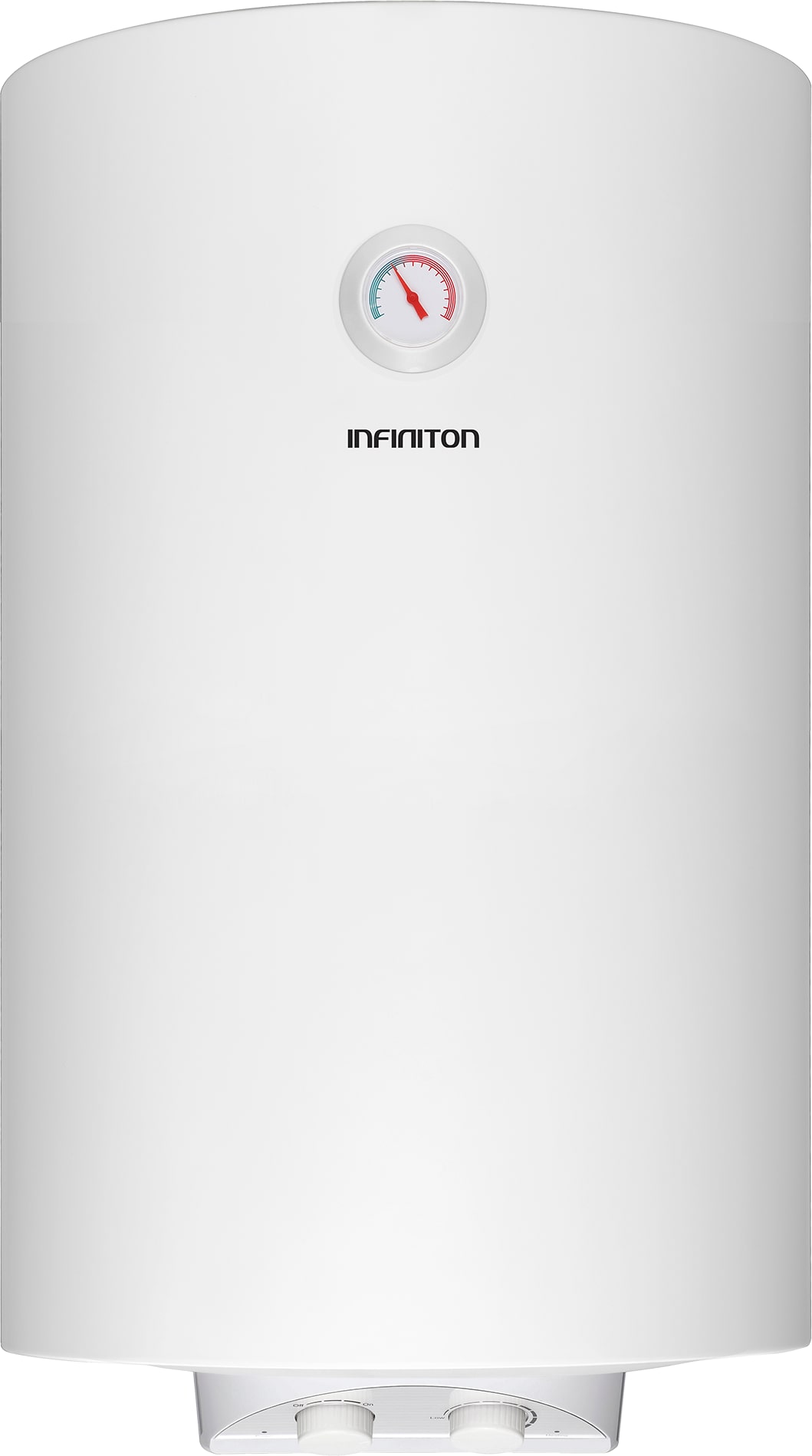 INFINITON Termo eléctrico CAS3HV50L, 50 Litos, Doble Posición, C, Resistencias Envainadas, Blanco