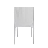 thumbnail of Sedia Boheme Bianca , impilabile. Marchio Grandsoleil. 45x57x83,6