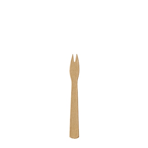 4000 Pommes-Frites-Gabeln, Papier "pure" 8,5 cm braun