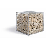 thumbnail of Gavión decorativo metálico galvanizado 50x50x50 cm para jardín exterior 200 kg