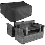 thumbnail of tectake Conjunto de ratán Módena con funda protectora incluida  Gris