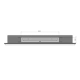 thumbnail of Caminetto a Bioetanolo Frame 1500 SimpleFire da incasso con Vetro Nero