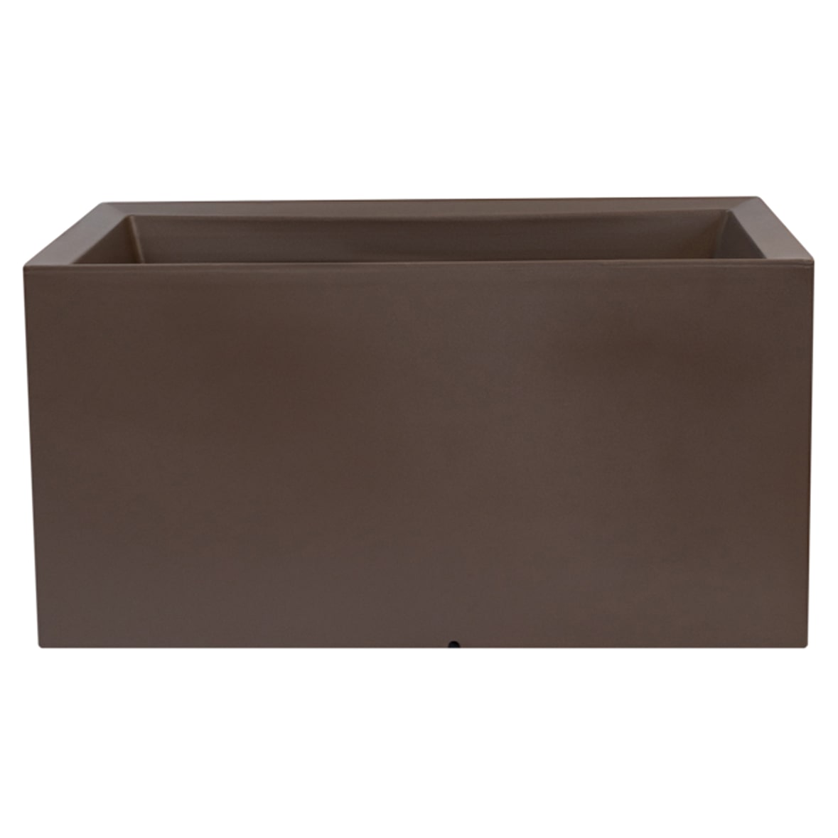 WellHome - Pflanzgefäß aus Polyethylen 80x40x40cm Top Garden RODRI in Taupe