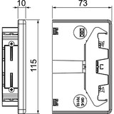 thumbnail of OBO Bettermann Endstück GK-E70110RW 6274370