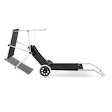 thumbnail of CASARIA® Alu Sonnenliege Klappbar mit Dach Strandliege mit Rollen Kissen Liegestuhl Strand Grau