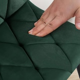 thumbnail of Cadeira de jantar Clairton veludo/verde escuro