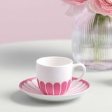 thumbnail of Villeroy & Boch Fleur Couleur Espressotasse mit Untertasse 70 ml 6er Set - Cassis