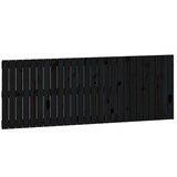 thumbnail of Décoshop26 - Tête de lit accessoire couchage chambre à coucher meuble murale 166 x 3 x 60 cm bois massif noir TDL0202522