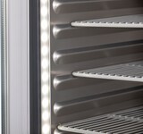 thumbnail of Edelstahl-Tiefkühlschrank mit Glastür TKU 359 G