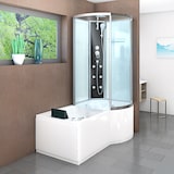 thumbnail of Whirlpool Wanne Duschtempel Dusche Duschkabine K50-L00-WP 170x100 cm ohne 2K Scheiben Versiegelung