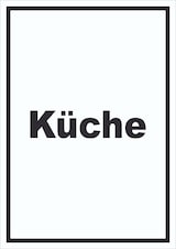 thumbnail of Küche Schild mit Text Kitchen cucina hochkant A6 (105x148mm)