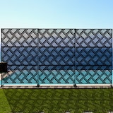 thumbnail of Dekoratives Metallpaneel, Trennwand für Außen- oder Innenbereich, Sichtschutzwand, Paravent aus Stahl, modernes Design – Schwarz/Motiv