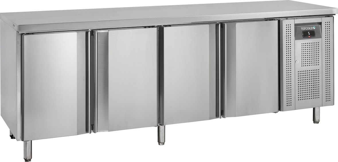 TEFCOLD Thekenkühlschrank, GN 1/1 CK7410X1 616l SS 304