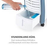 thumbnail of Maxfresh Ocean Ventilator Luftkühler 6L 65W Fernbedienung 2x Eispack Weiß / blau