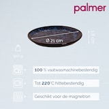 thumbnail of Palmer Bord Bama Blue 21 cm Blauw Stoneware 2 stuks