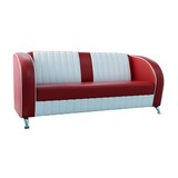 thumbnail of American Lounge Sitzsofa  | 180 cm | Rot und Weiß