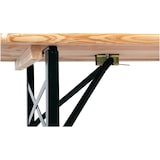 thumbnail of Set Birreria Tavolo + 2 Panche 80x220 cm in Legno Naturale Richiudibile Salvaspazio fino a 10 persone