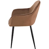 thumbnail of Chaise de salle à manger Boise velours Marron