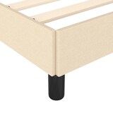 thumbnail of vidaXL Bedframe zonder matras stof crèmekleurig 140x200 cm
