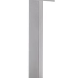 thumbnail of METRO PROFESSIONAL Tavolo da bistrot Lynx, alluminio/legno di eucalipto, 90 x 90 cm, quadrato, argento