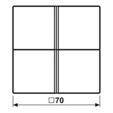 thumbnail of Jung Tastensatz 4fach LC 404 TSA 227 LC404TSA227