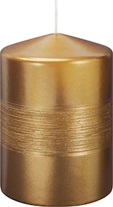thumbnail of Kerzen Finesse Gelbgold 100 x Ø 68 mm 4er Set