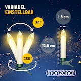 thumbnail of Deuba LED Weihnachtsbaumkerzen Kabellos 40er Set Warmweiß