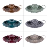 thumbnail of Bougeoir poignée 18 cm Mandala Bohème (1 modèle aléatoire  -  Multicolore Rond Métal Table Passion 18.00x18.00 cm