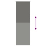 thumbnail of vidaXL Verdunkelungsrollo Grau 45x150 cm Stoffbreite 40,7 cm Polyester