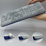 thumbnail of Starlyf Autoclean Mop, Ersatzmatten, Wischbezug, Polyester, 32x12 cm, Ersatzpads, Microfaser Wischmop Matten, grau