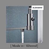 thumbnail of Bernd | Tapete filtrante de 3 vias cinza titânio gastronomia | Torneira de cozinha com osmose de aço inoxidável com mola restaurante com rotação  360°