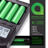thumbnail of Aplic Batterie-Ladegerät 1000 mA, für Akku, mit USB-Ladeport für Li-ion / 18650 / Ni-MH / Ni-CD Akkus