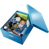 thumbnail of Ablagebox Click & Store A3 blau metallic Packung mit 6 Stück