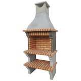 thumbnail of BBQ PETRA - Barbacoa simple construido con ladrillo y cemento refractario - 91x57x240cm