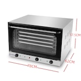 thumbnail of Forno de convecção Industrial elétrica com grelha e vapor 4 Bandejas de 60x40cm