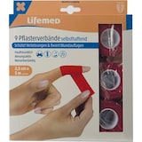 thumbnail of 108 Rollen Pflaster, selbsthaftend 5 m x 2,5 cm rot