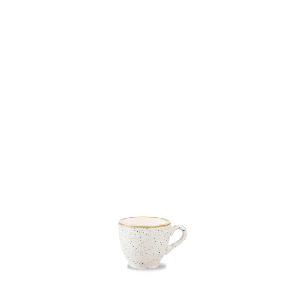 Churchill Stonecast Espresso Tasse 9 cl, Barley White