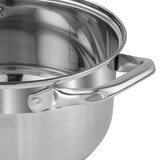 thumbnail of Resto Libra 92003 Stielkasserolle 3,6 l Ø 20 cm – Edelstahl 18/10 – Induktionsgeeignet – Mit Glasdeckel und Messskala