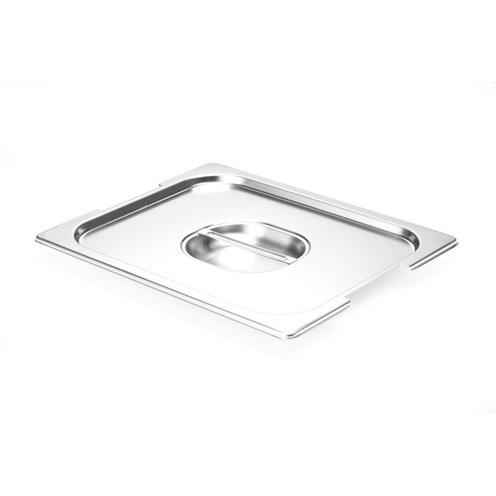 HENDI Deksel voor GN containers met handgreepuitsparing, GN 1/2, 265x325mm